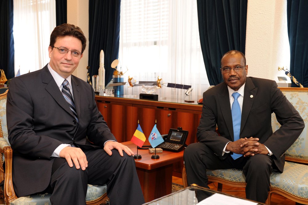 Preşedintele ANCOM, Cătălin Marinescu şi Secretarul General al UIT, Dr Hamadoun Touré